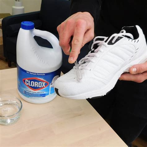 solution to clean white shoes.